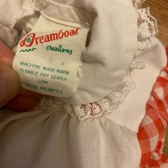 Infant Girl Dreamboat vintage outfit 6 months - Picture 3 of 4